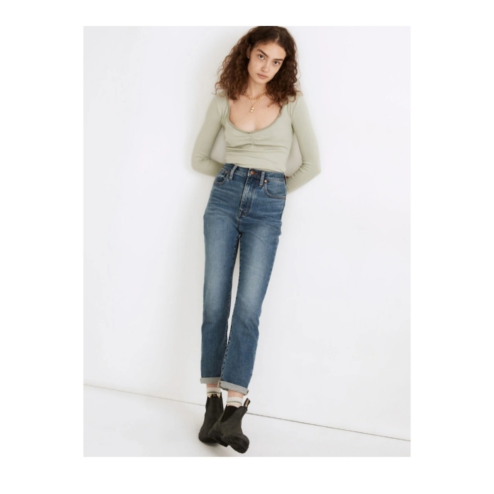 Madewell The High Rise Slim Boy Denim Jean Size 26 #NC342 Jeans
